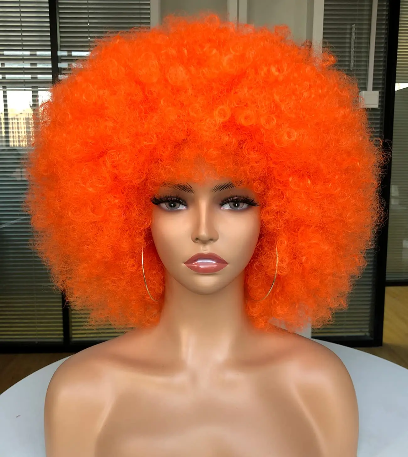 Synthetic Braided Wigs For Black Women - วิกผมแอฟโฟรวิกผมหยิกสำหรับผู้หญิงผิวดำวิกคอสเพลย์ใหญ่ดูเป็นธรรมชาติปาร์ตี้ฮาโลวีนคริสต์มาส