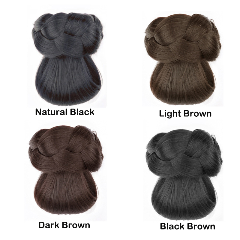 อุปกรณ์เสริมผมสังเคราะห์ ทรงผม - Claw Clip Messy Bun Hair Piece บทวิจารณ์และราคา