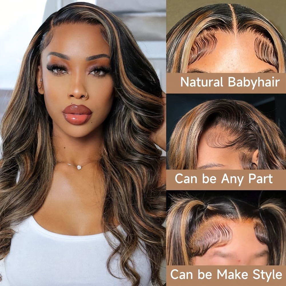 P1B30 วิกผมแท้ลอนคลื่นธรรมชาติ - Hd Lace Frontal Wig Human Hair Pre Plucked บทวิจารณ์และราคา