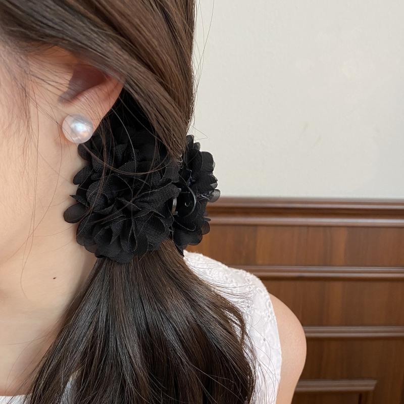 กิ๊บติดผมรูปดอกกุหลาบ ผ้าแฟชั่ - Hair Clips บทวิจารณ์และราคา