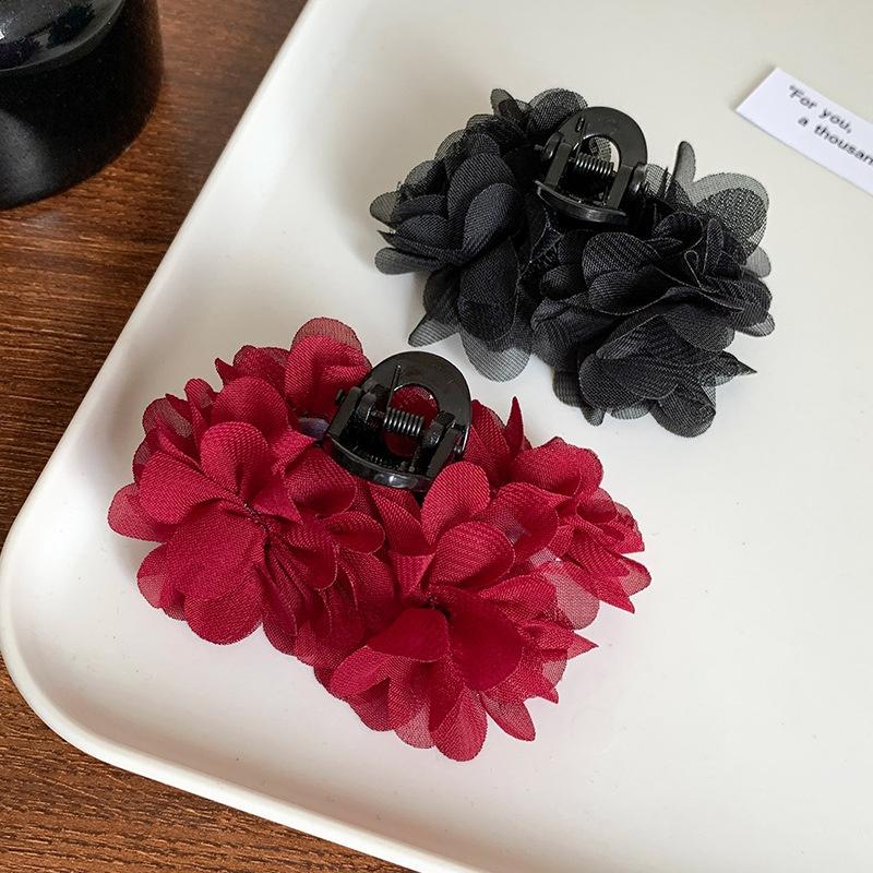 กิ๊บติดผมรูปดอกกุหลาบ ผ้าแฟชั่ - Hair Clips บทวิจารณ์และราคา