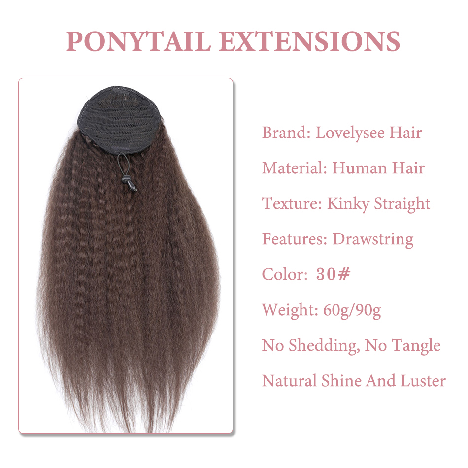 ผมหางม้าเส้นผมมนุษย์หางม้าแบบห - Seamless Clip In Hair Extensions Human Hair บทวิจารณ์และราคา
