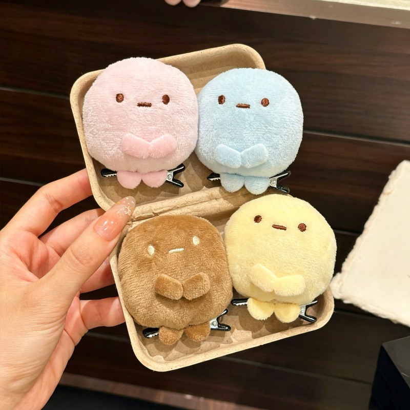 4 ชิ้น กิ๊บติดผมตุ๊กตาผ้า Sumi - Hair Clips บทวิจารณ์และราคา