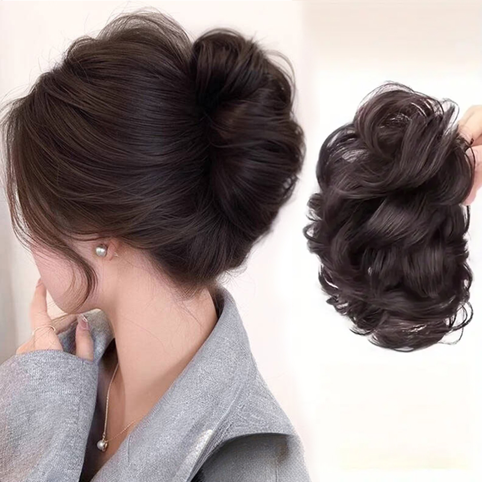 สังเคราะห์ Messy Bun ผมชิ้น Cl - Claw Clip Messy Bun Hair Piece บทวิจารณ์และราคา