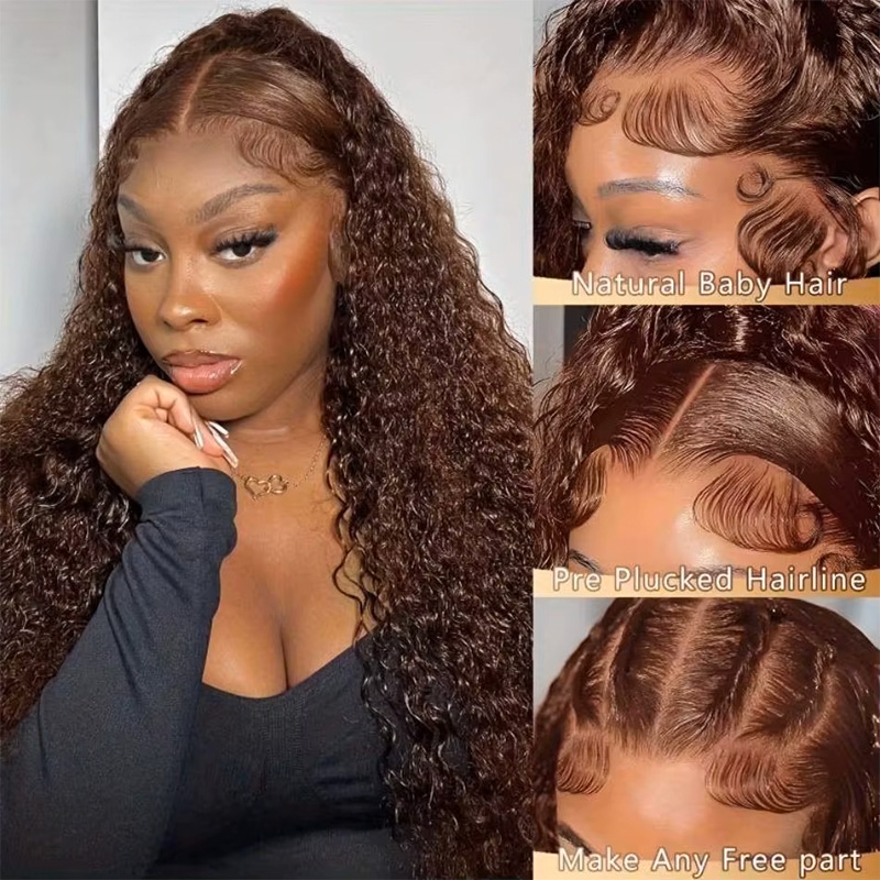 วิกผมหน้าผากลูกไม้แบบใสสีน้ำตา - Lace Front Wigs บทวิจารณ์และราคา