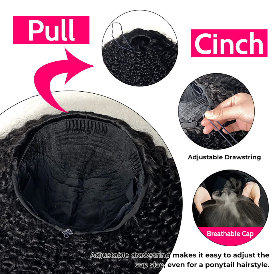วิกผมครึ่งศีรษะแบบหยิกฟู ISEE  - Glueless Wear And Go Human Hair Wig บทวิจารณ์และราคา