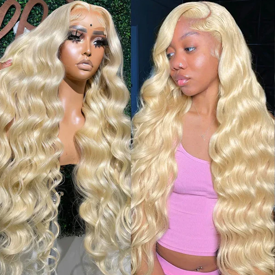 วิกผมหน้าผากลูกไม้แบบ HD 13x6  - 613 Blonde Body Wave Lace Front Wig บทวิจารณ์และราคา