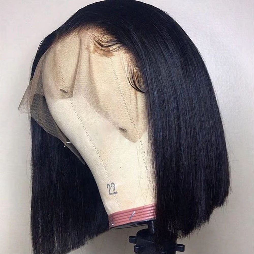วิกผมแท้แบบตัดสำเร็จ ไม่ต้องใช - Pre Parted 13X4 Lace Front Bob Wig บทวิจารณ์และราคา