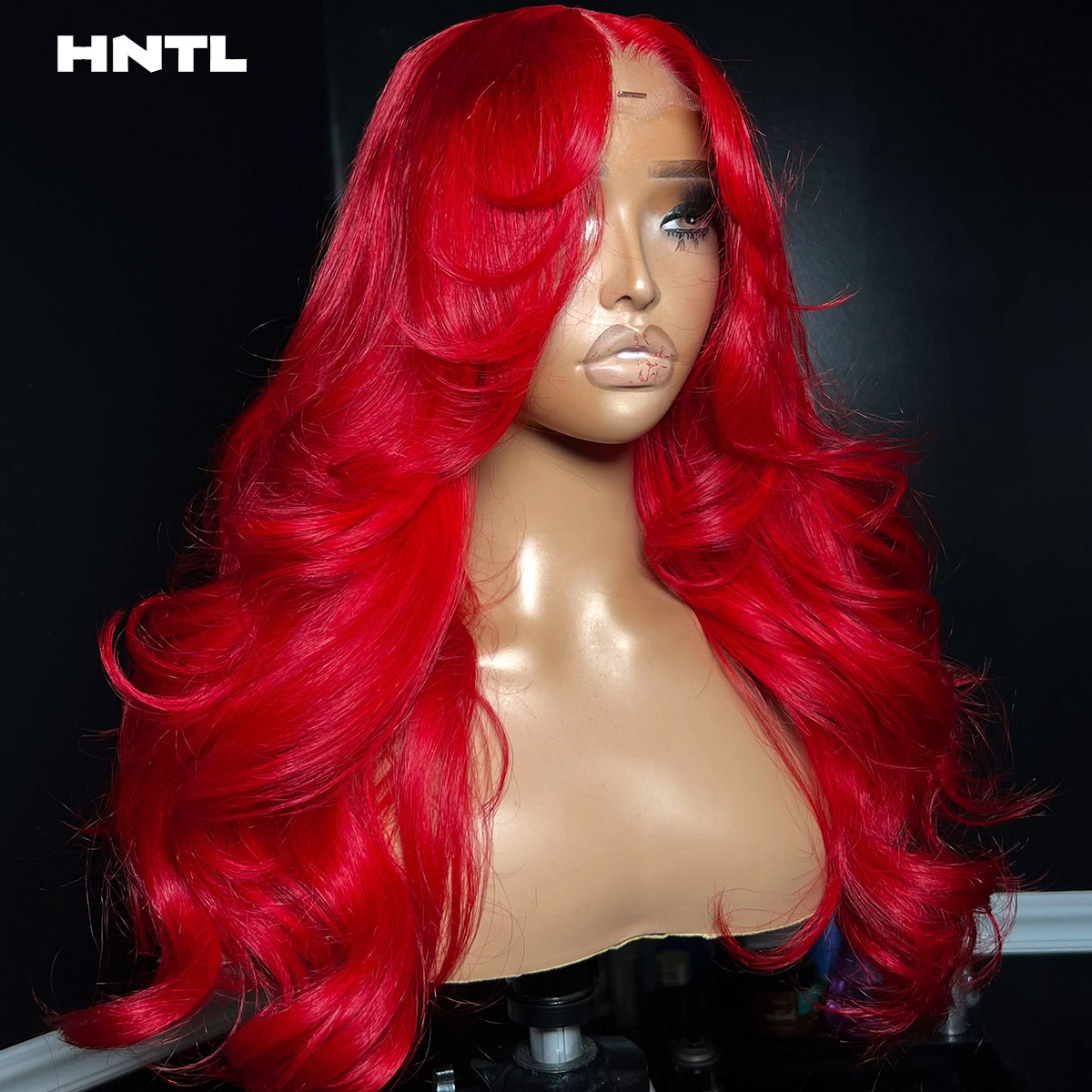 วิกผมสีแดงร้อนแรงแบบสวมใส่ได้ท - Glueless Wear And Go Human Hair Wig บทวิจารณ์และราคา
