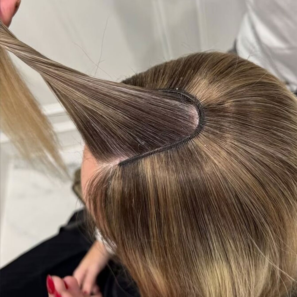 คลิปต่อผมแท้ทรงตัววีแบบซ่อน ไฮ - Seamless Clip In Hair Extensions Human Hair บทวิจารณ์และราคา