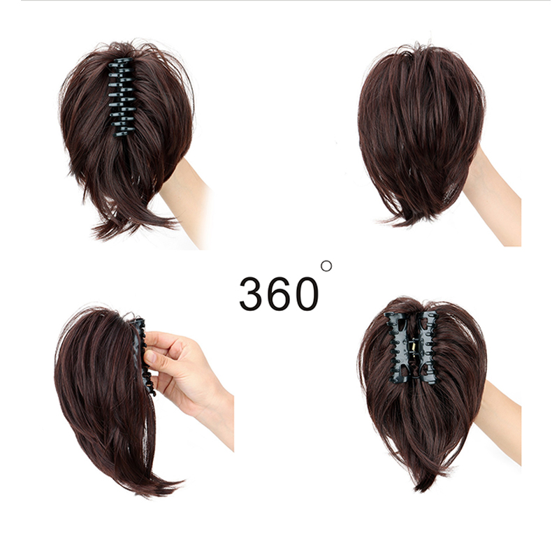 กิ๊บติดผมปลอมแบบหนีบสำหรับทำผม - Claw Clip Messy Bun Hair Piece บทวิจารณ์และราคา