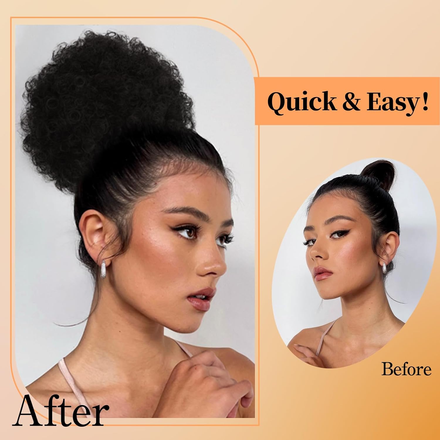 AfroพัฟDrawstringหางม้าสําหรับ - Drawstring Afro Curly Puff Ponytail บทวิจารณ์และราคา