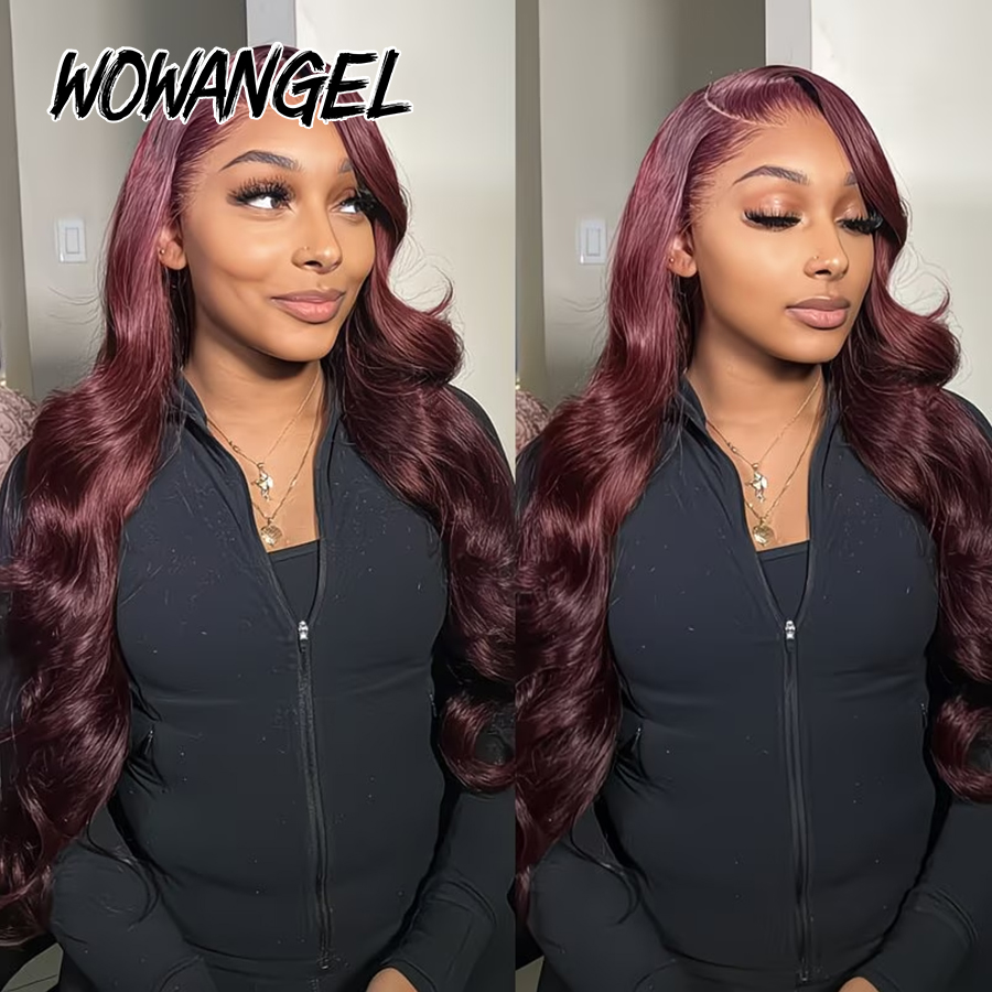 วิกผมแท้สีแดงเข้ม WOWANGEL รุ่ - Glueless Wear And Go Human Hair Wig บทวิจารณ์และราคา