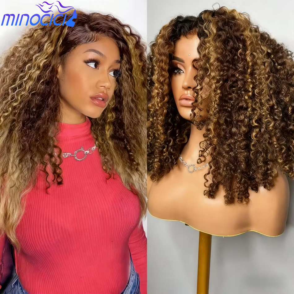 วิกผมบ๊อบสั้นแบบลอน วิกผมแท้ ไ - Glueless Wear And Go Human Hair Wig บทวิจารณ์และราคา