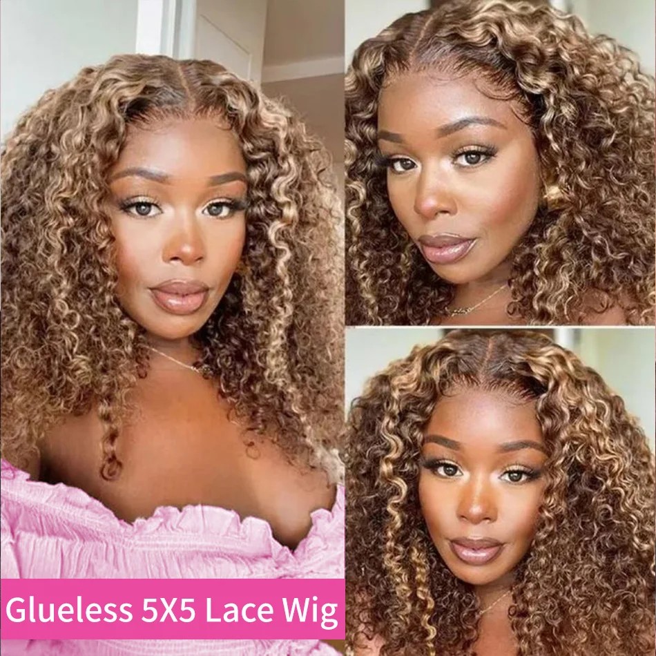 วิกผมบ๊อบสั้นแบบลอน วิกผมแท้ ไ - Glueless Wear And Go Human Hair Wig บทวิจารณ์และราคา