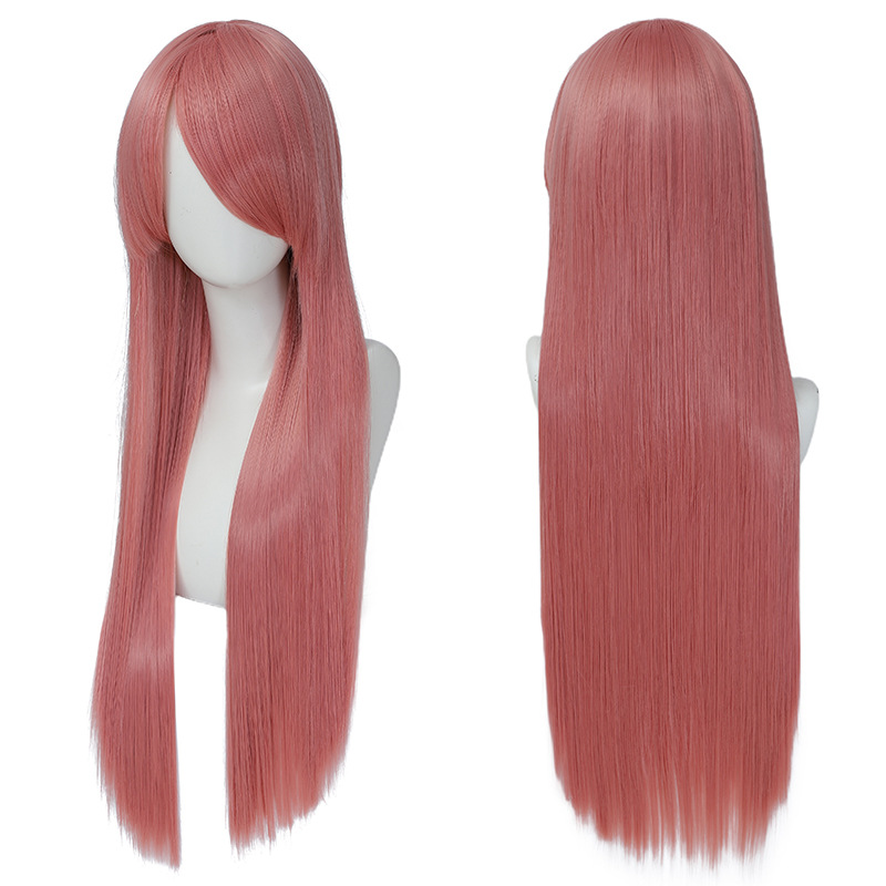 สีสันสดใสผมยาวตรงสังเคราะห์สีข - Synthetic Braided Wigs For Black Women บทวิจารณ์และราคา