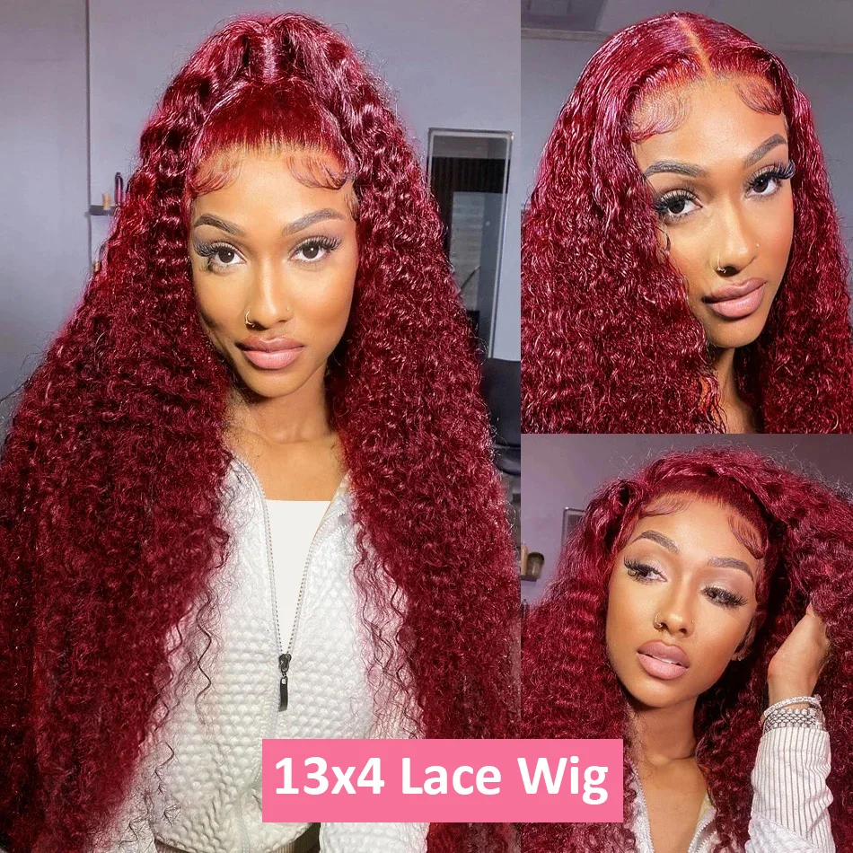 วิกผมแท้สีเบอร์กันดี 200 ดีนซิ - Lace Front Wigs บทวิจารณ์และราคา